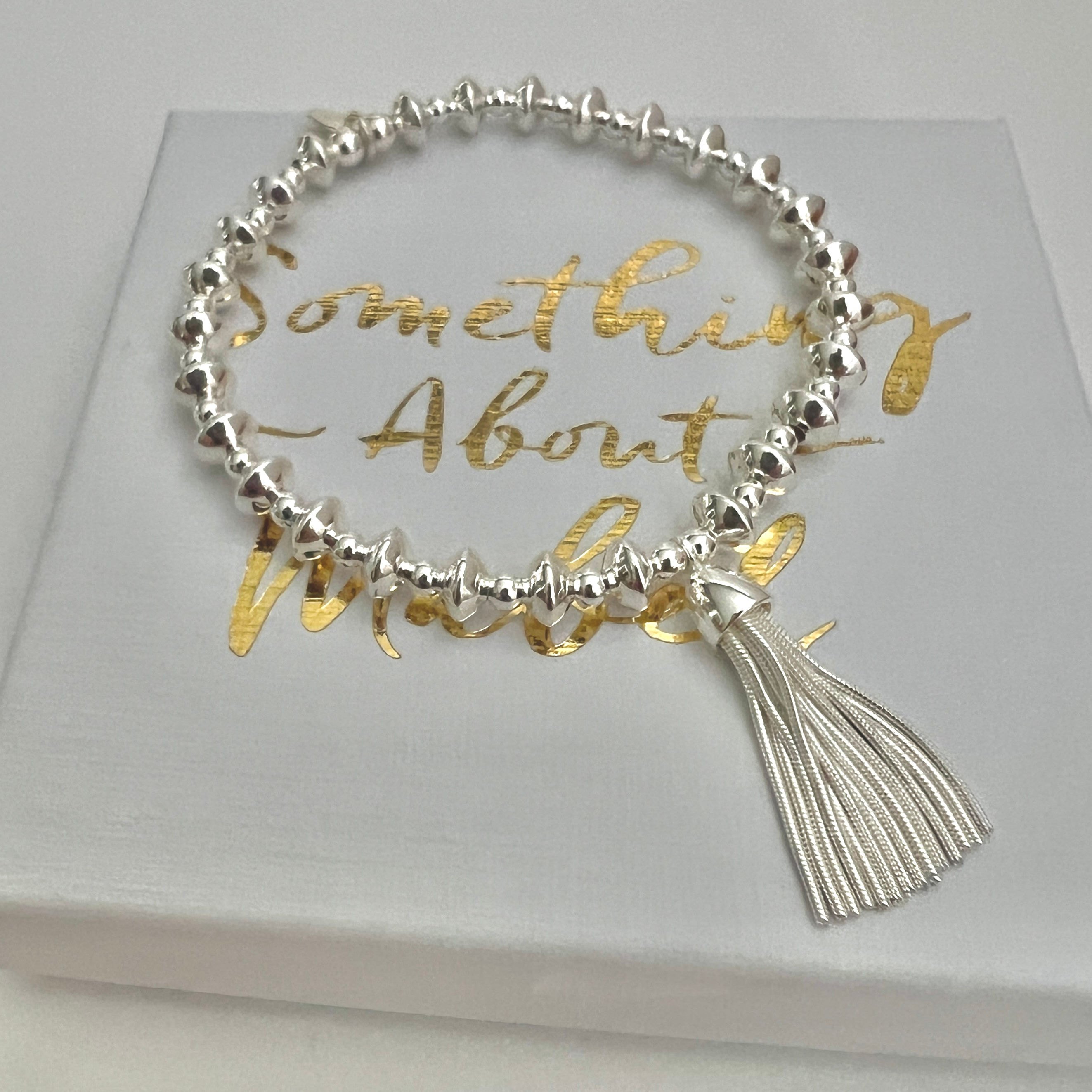 Silver Tassel Bracelet 