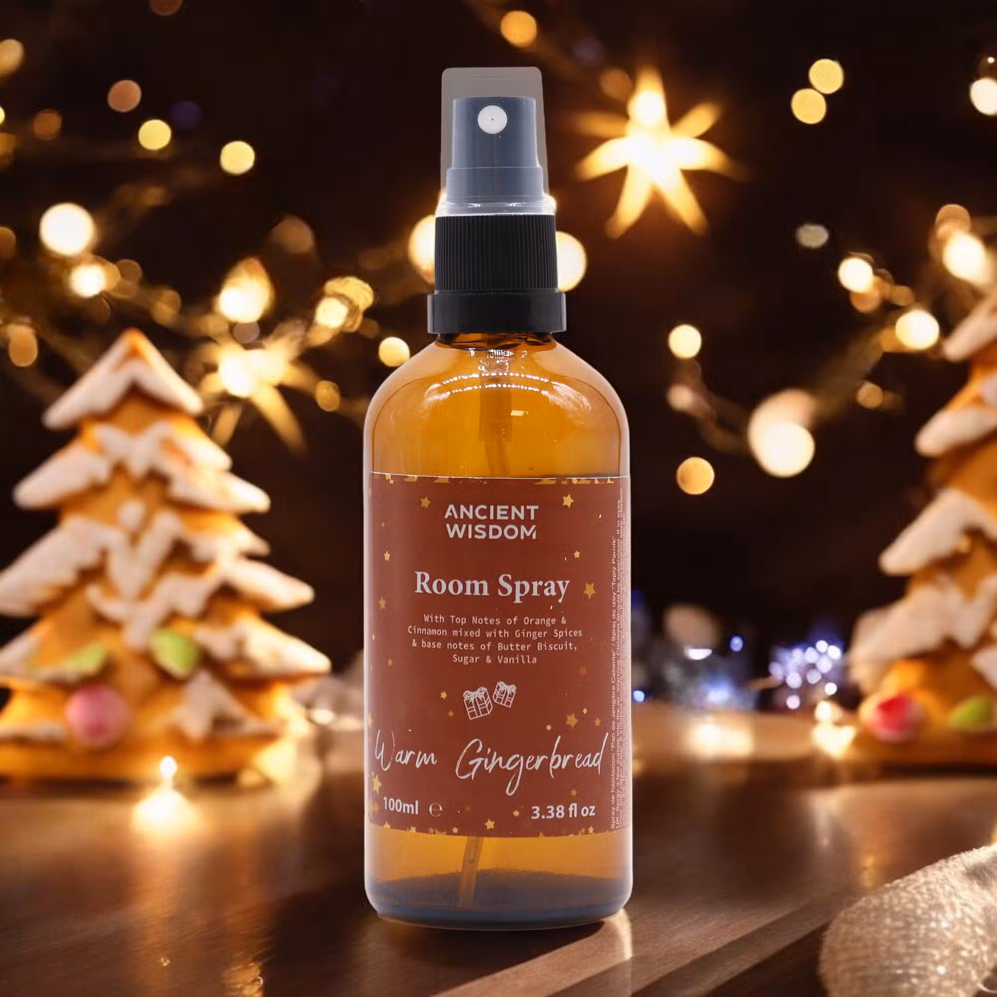 Spray Ambientador “Casa de Jengibre” – Fragancia para Hogar y Almohadas (100 ml)