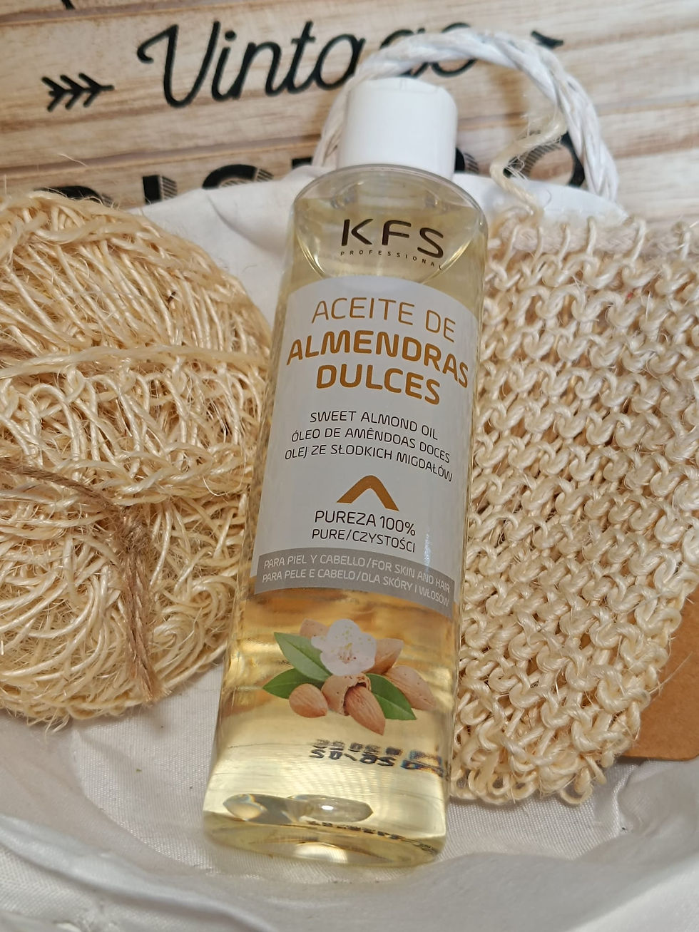 Aceite de Almendras Dulces 100% puro -200ml