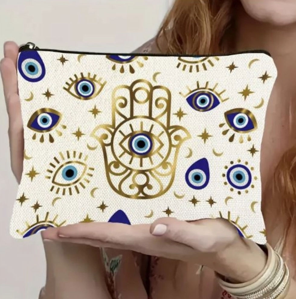 Neceser Ojo Turco con diseño protector de estrellas y luna