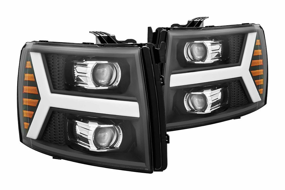 Thumbnail: CHEVY SILVERADO 1500 (07-13): ALPHAREX PRO HEADLIGHTS