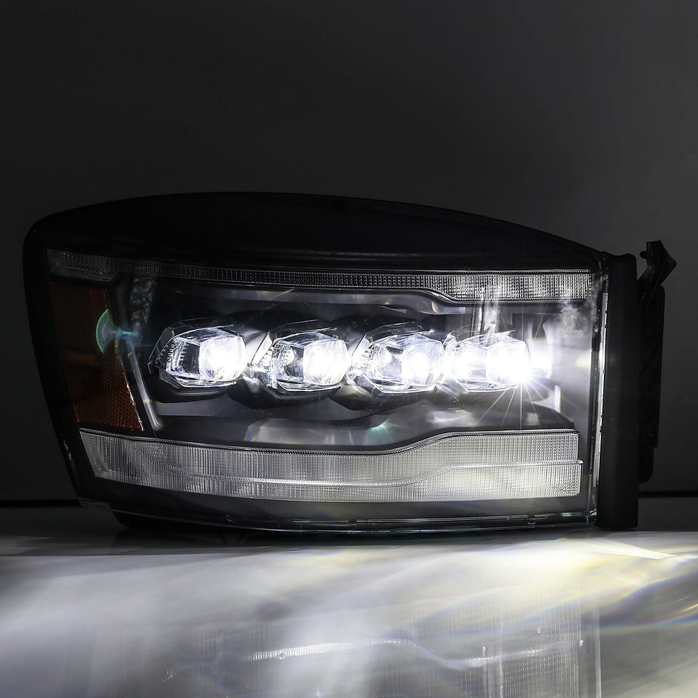 Thumbnail: DODGE RAM (06-08): ALPHAREX NOVA-Series LED Projector Headlights