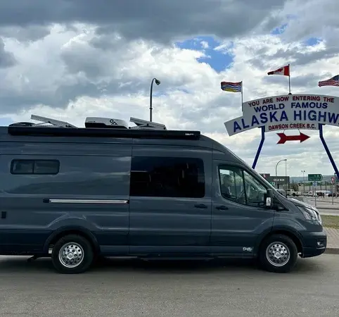 Drifter van in alaska