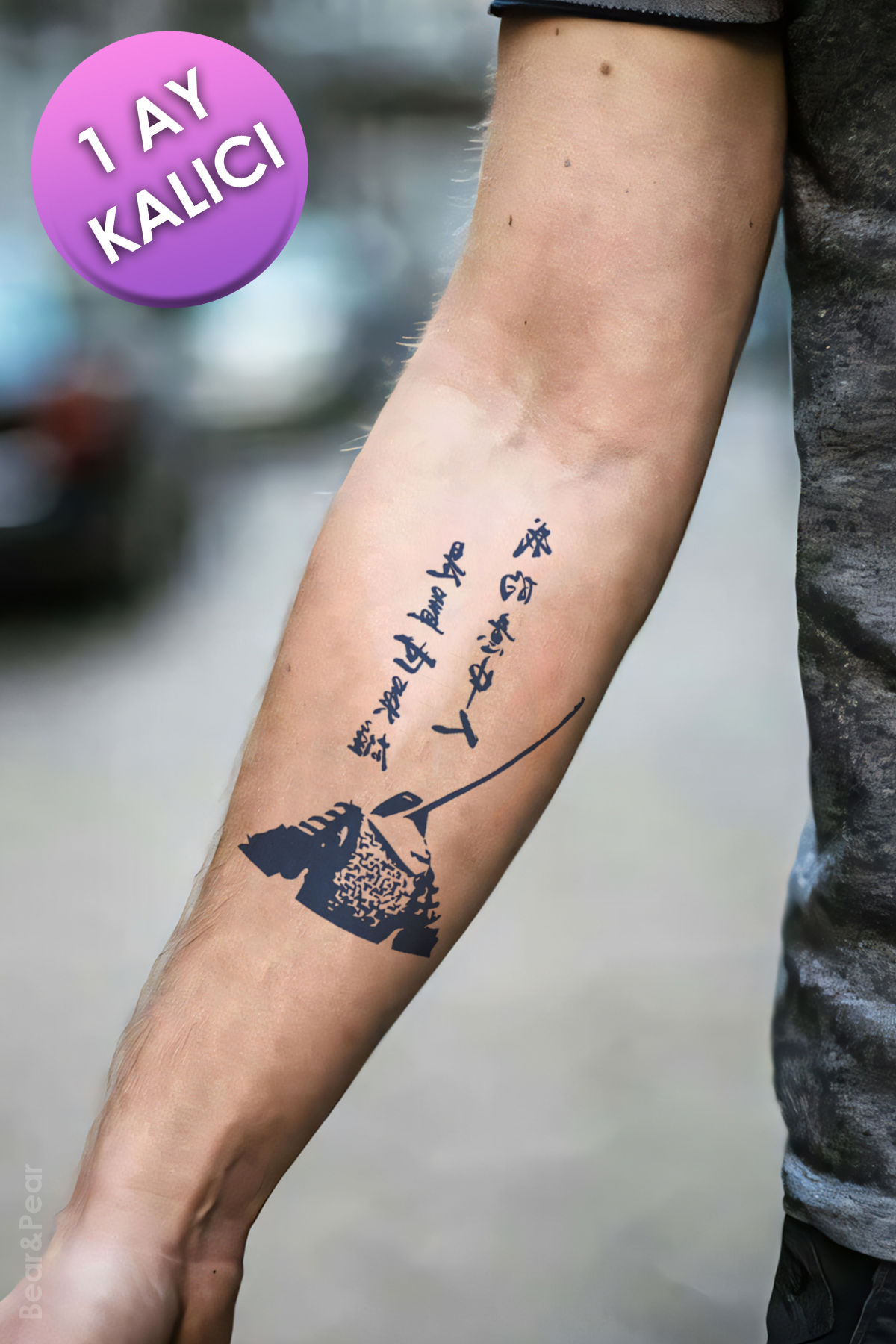 1 Ay Kalıcı Tattoo Gerçek Dövme Görünümlü Geçici Dövme