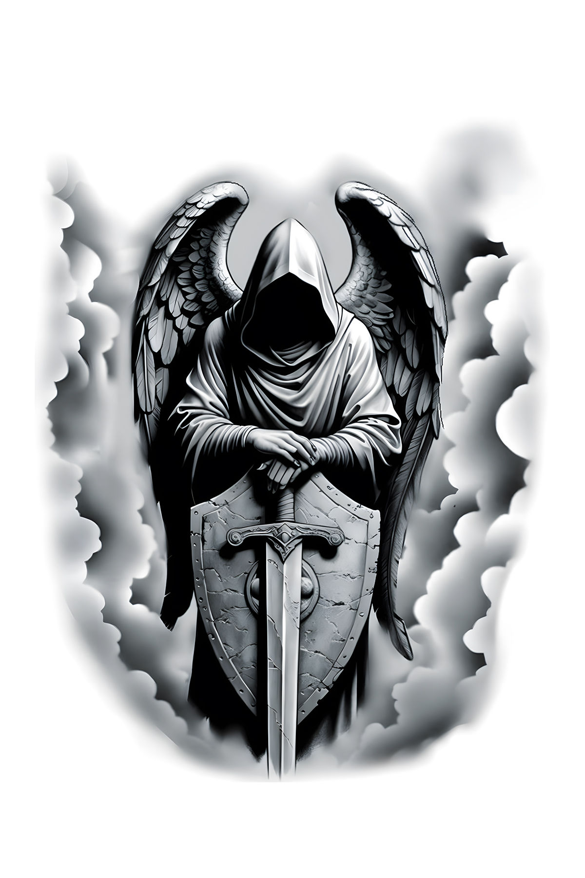 Mikail Dövmesi Micheal Geçici Dövme Tattoo