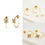 Miniature : BOUCLES D’OREILLES BUTTERFLY GOLD