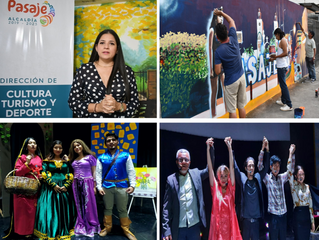 ALCALDE CÉSAR ENCALADA PRESENTA AGENDA CULTURAL POR EL MES DE LAS ARTES.
