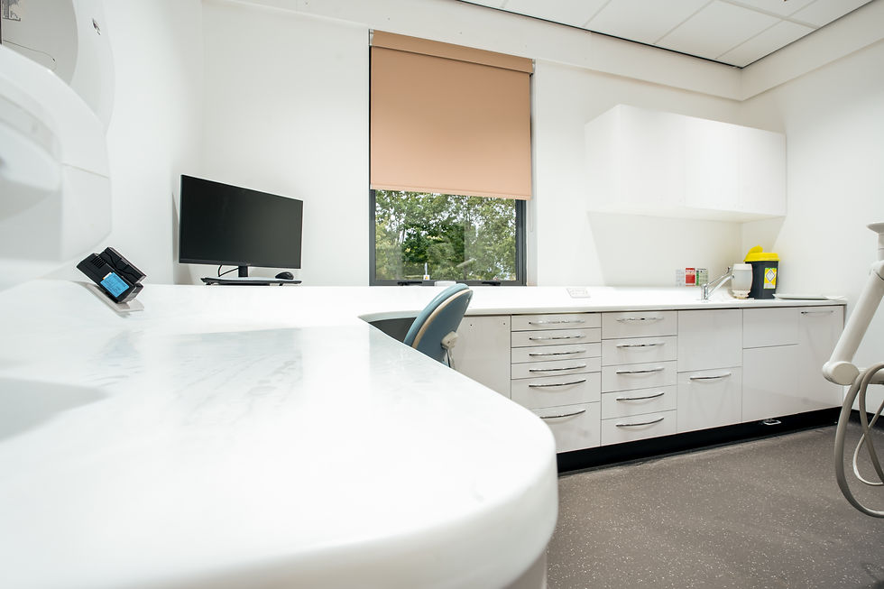 Clinical treatment space in completed dental practice