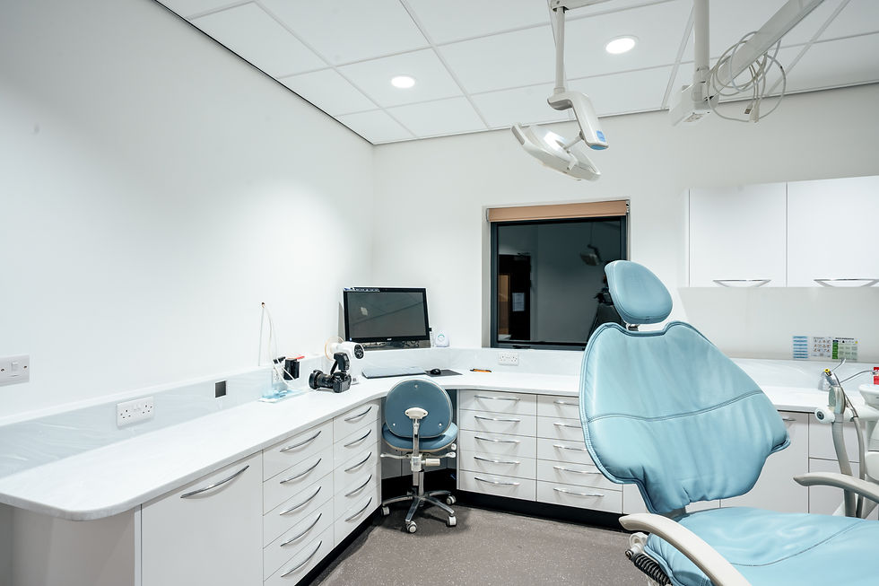 Dental surgery room following refurbishment