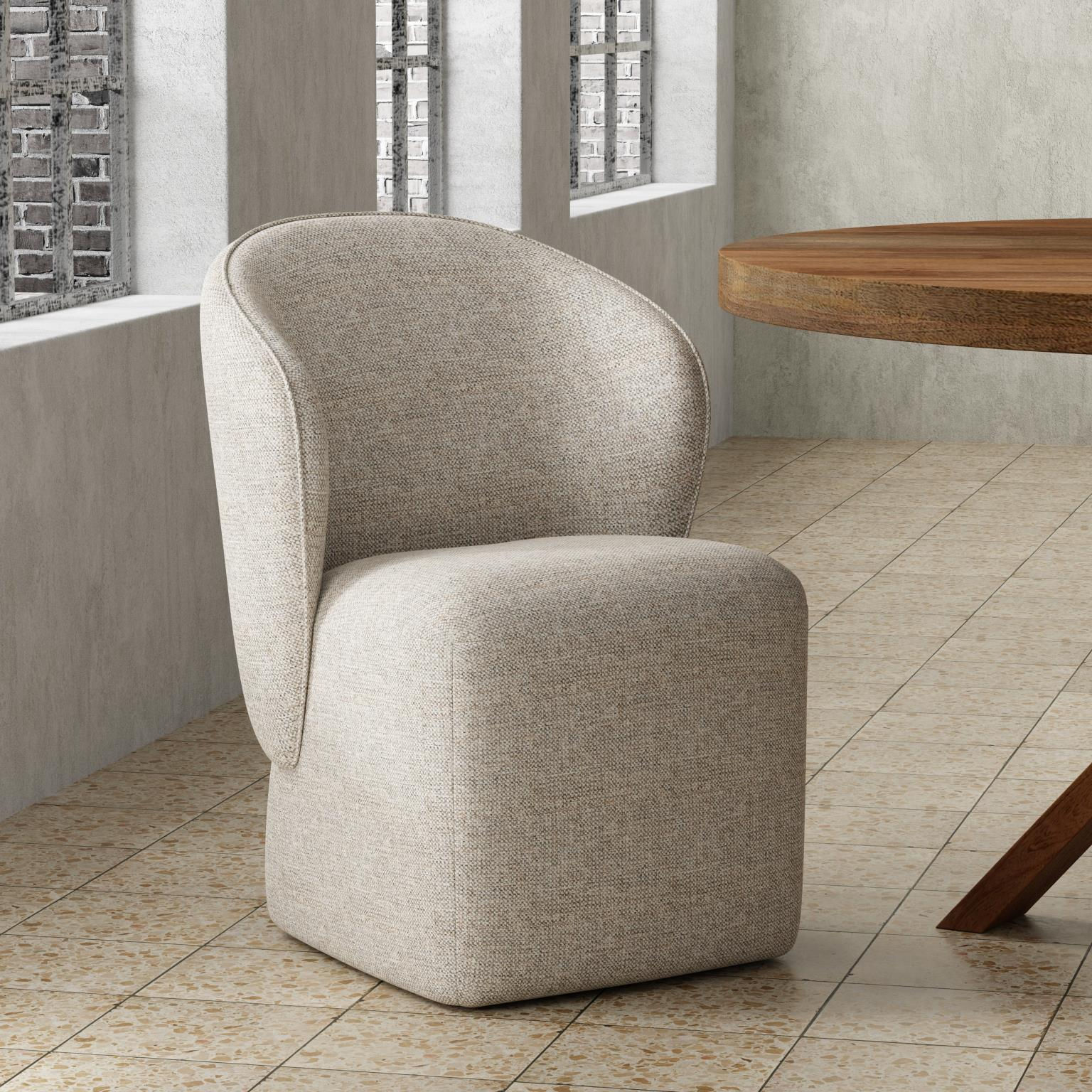 Bongo Quartermaster Dining Chair on Casters Set of 2