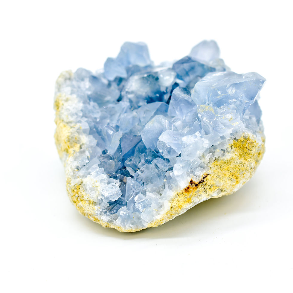 Thumbnail: Grade a Celestite Druzy Clusters