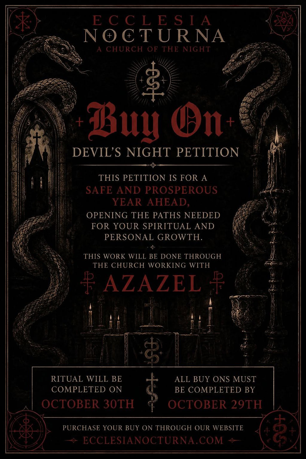 Devil's Night Petition to Azazel