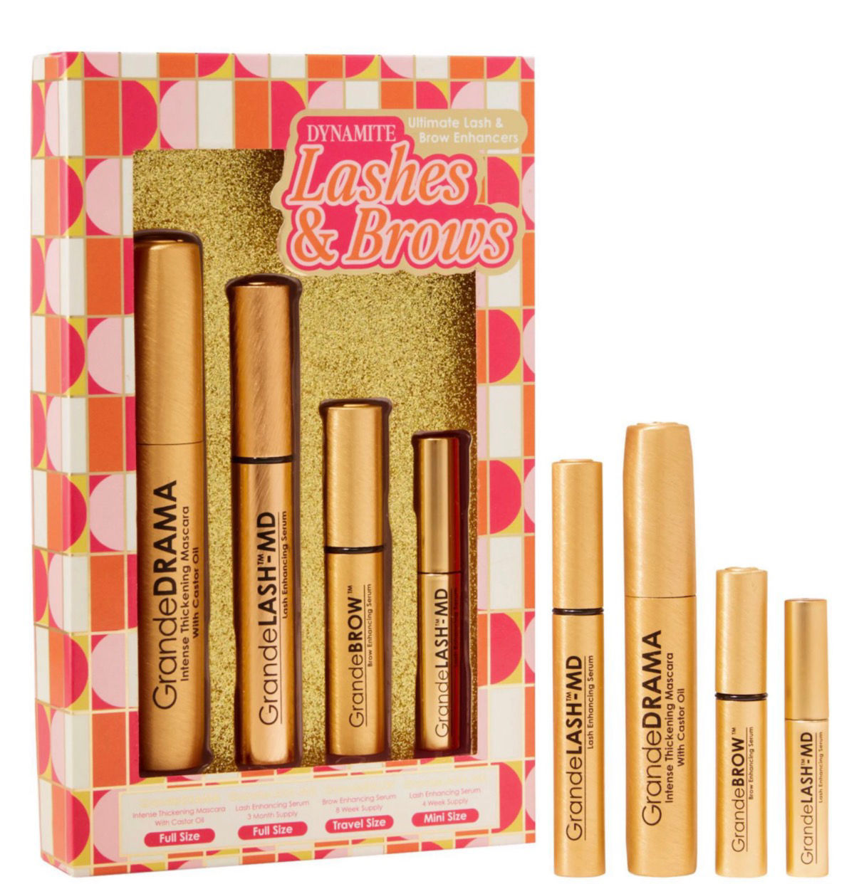 Sephora logo Grande Cosmetics Dynamite Lashes & Brows Holiday Gift Set