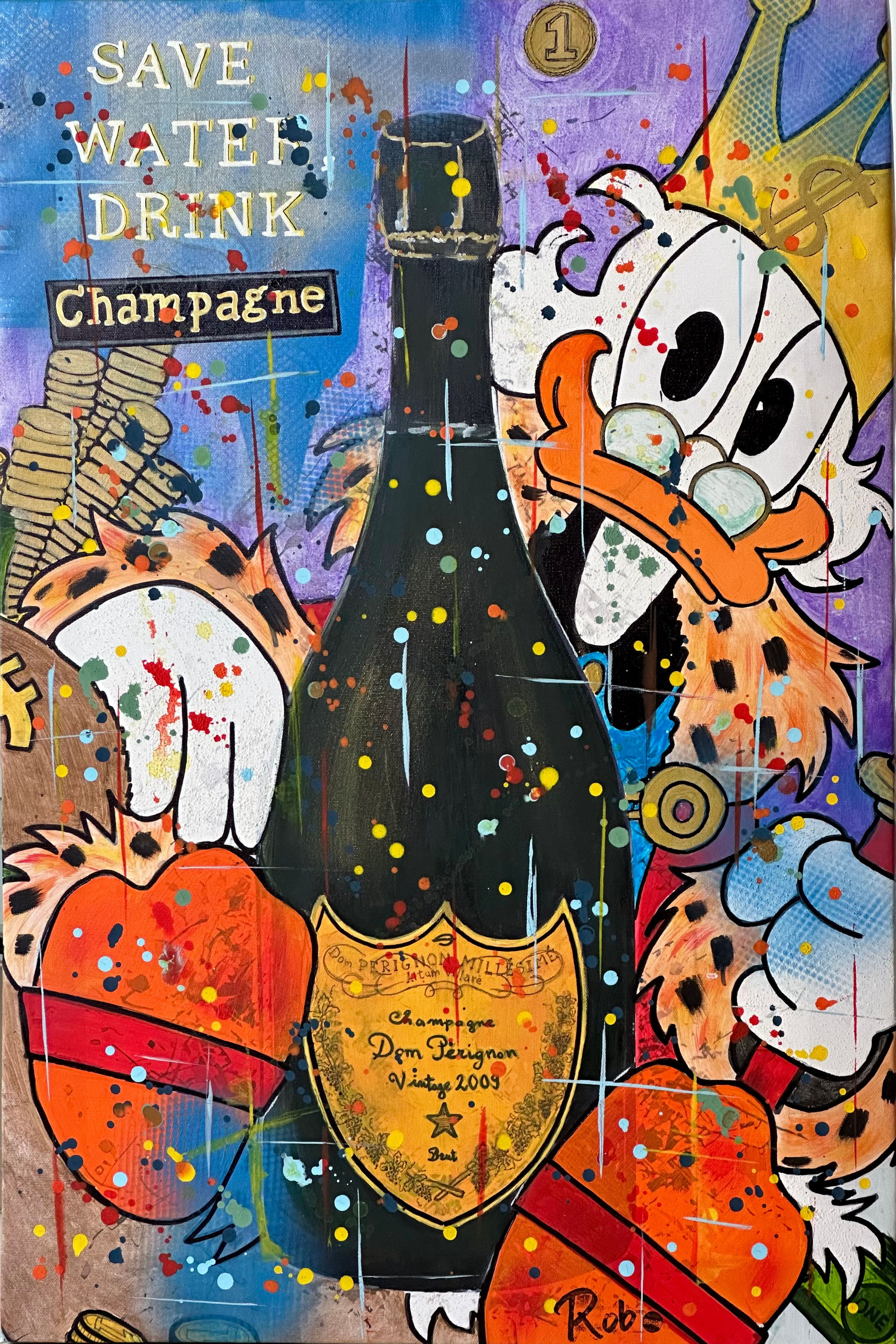 SAVE WATER, DRINK CHAMPAGNE