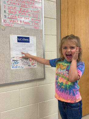 McLees Elementary "I Promise" to be BRAVE!