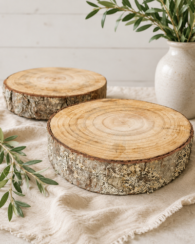 Log Picture Riser LOG RISER VINTAGE ASST (RAW) | Northland Party Hire