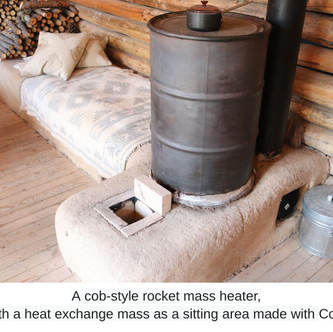 The most efficient and sustainable heating method - Rocket Mass Heater 
