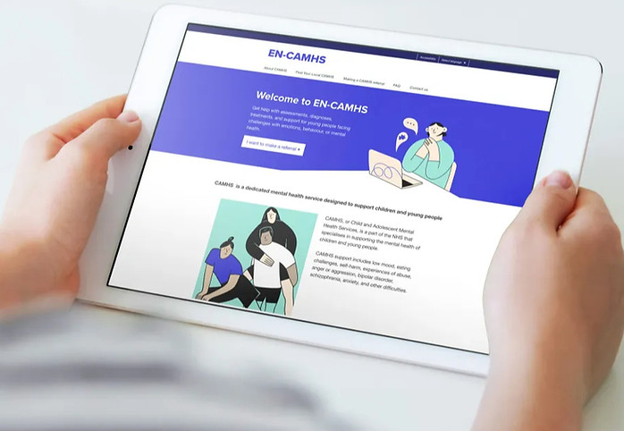 A prototype of an EN-CAMHS referral website