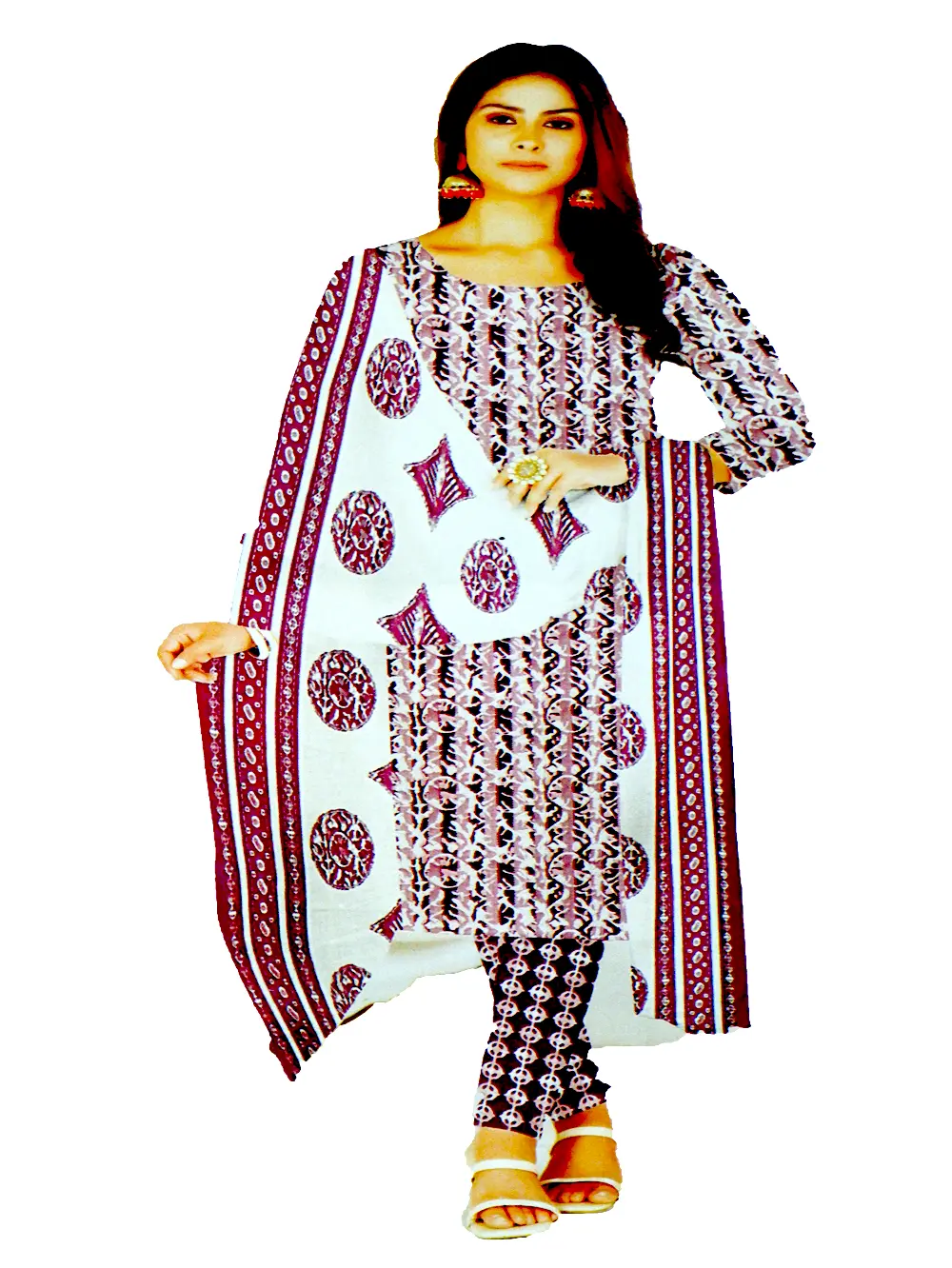 Cotton Churidar Set-07