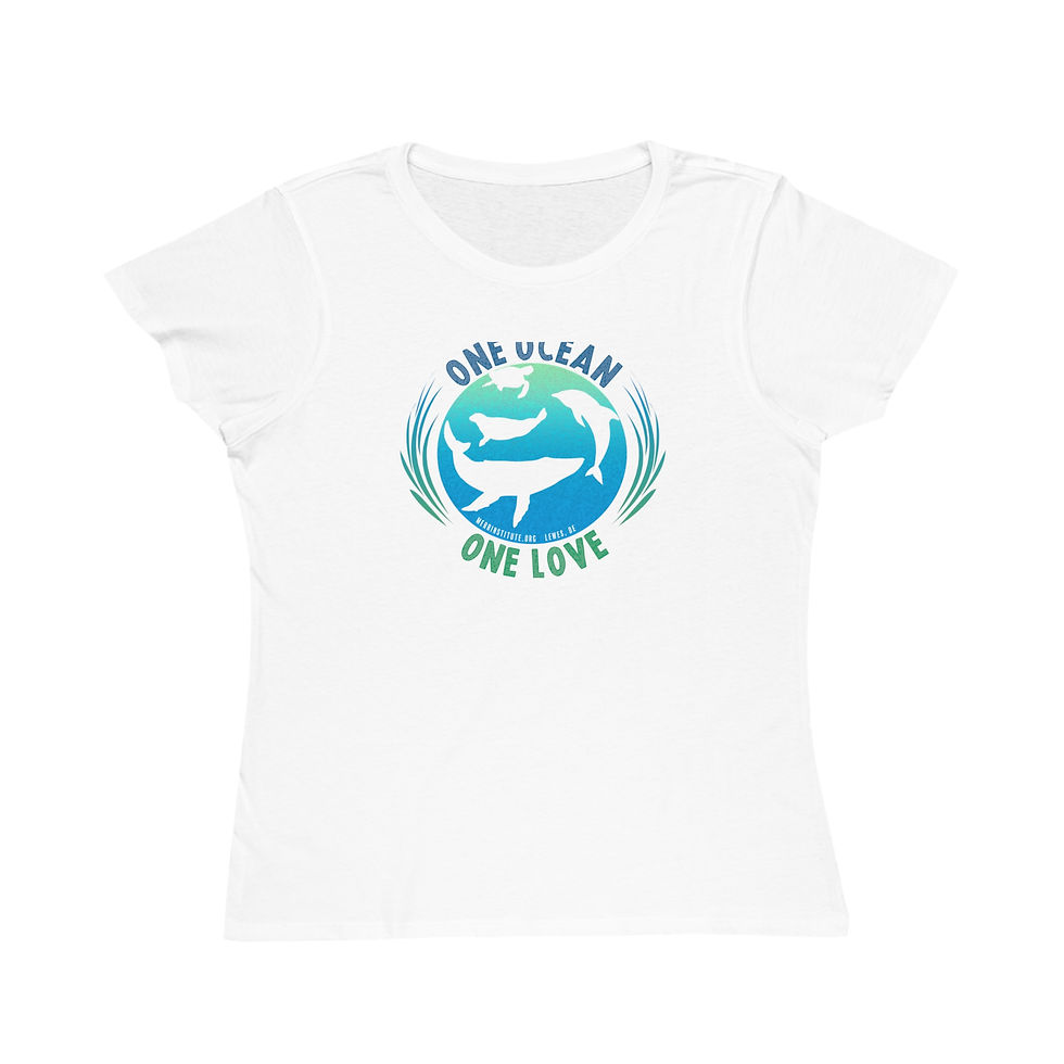 Miniatura: World Oceans Day Organic Women's Lover T-shirt