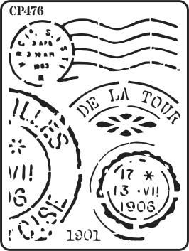 CP476 Stamps Stencil