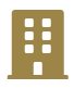 Gold office building icon