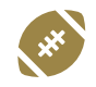 Gold American football icon