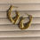 Thumbnail: Textured Loop Statement Studs