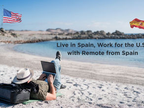 Digital Nomad Visa Spain 2025 – Remote worker in Spain enjoying flexible lifestyle while Scribble Seal handles U.S. Apostilles and Remote from Spain manages the residence authorization process.