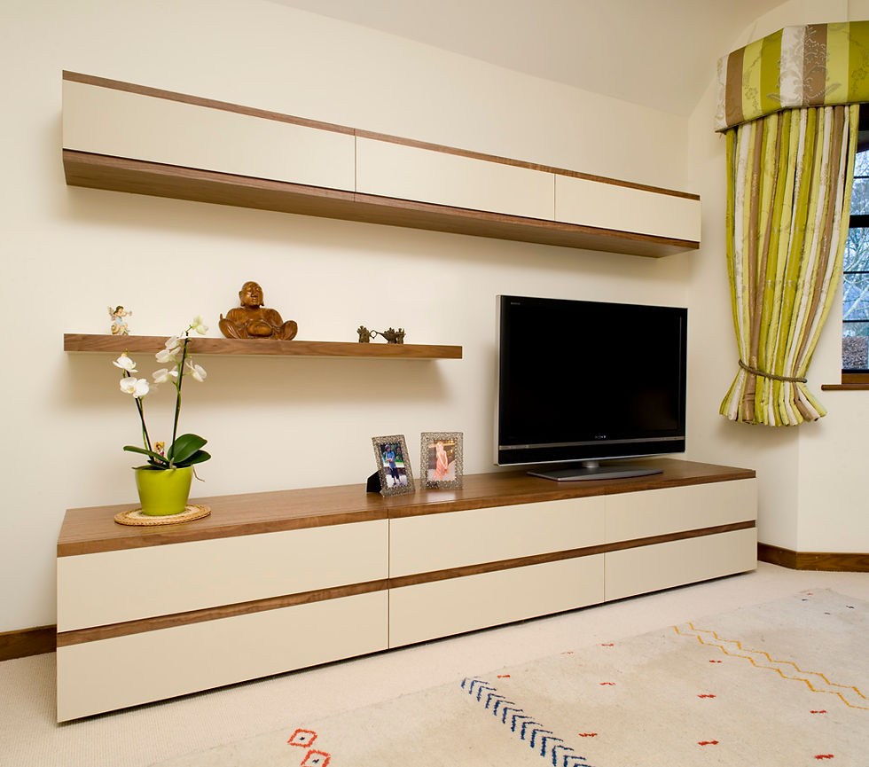 White versatile living furniure