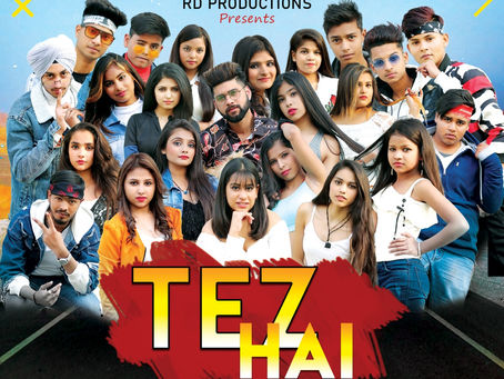 Celebrity Face Upcoming Music Video TEZ Hai Releasing on 23rd March on Rakesh Dwivedi Productions