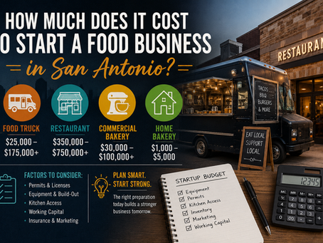 How Much Does It Cost to Start a Food Business in San Antonio?