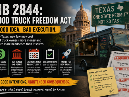 HB 2844: Did Texas Really Make Life Easier for Food Truck Owners?