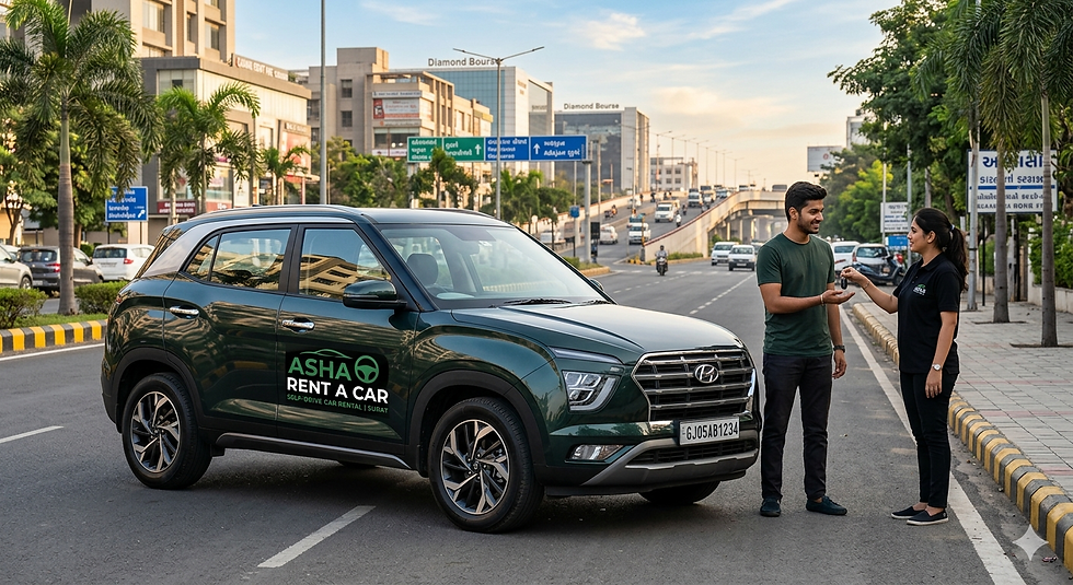 The Ultimate Guide to Exploring Surat: Why a Self-Drive Car Rental is a Game-Changer