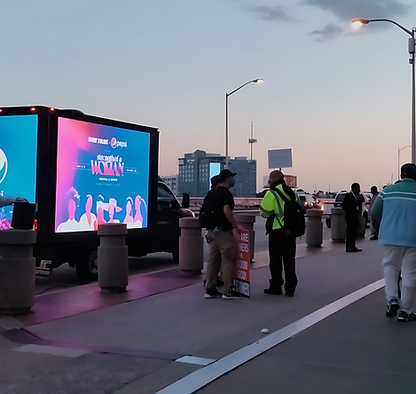 Mobile billboard in Connecticut