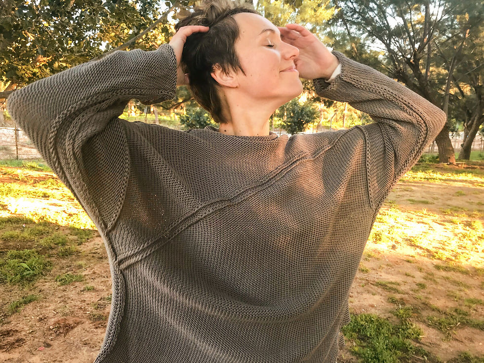 Миниатюра: Мастер-класс "Свитер оверсайз"