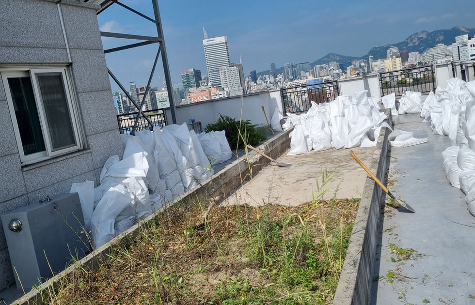 중구 청계리버팰리스 옥상 시트 방수