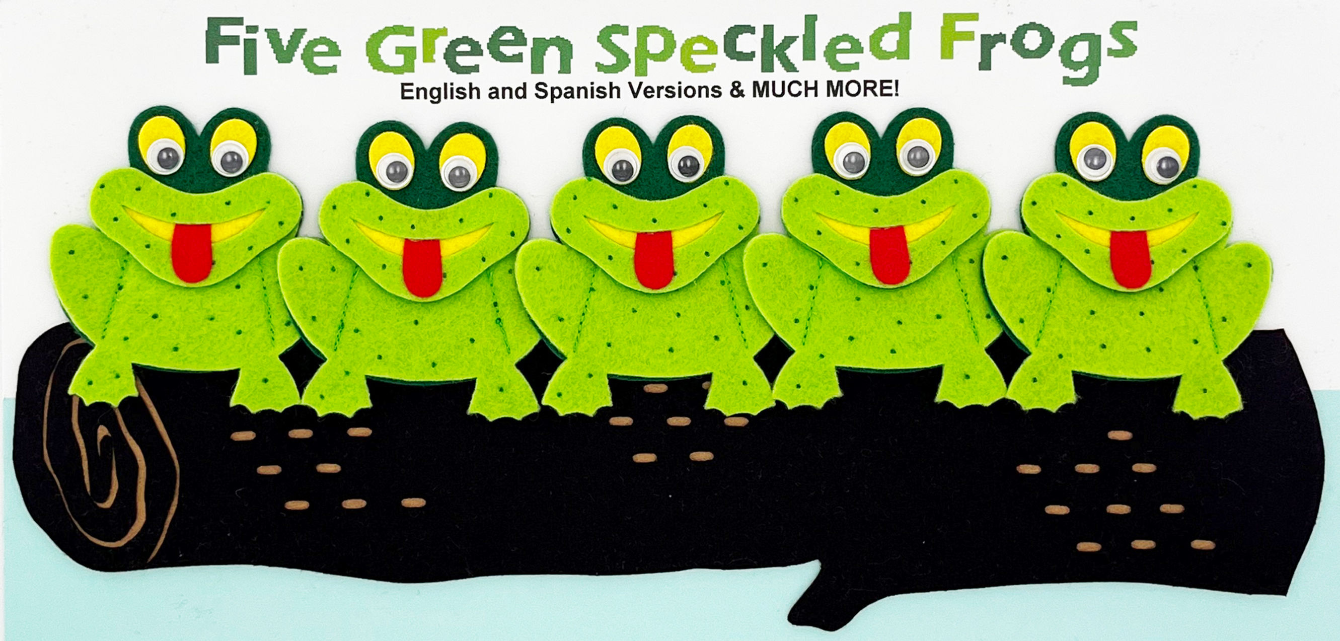 Five Green Speckled Frogs