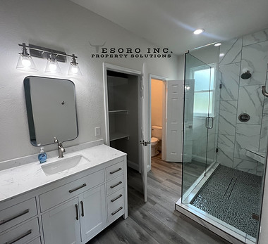 A complete bathroom transformation