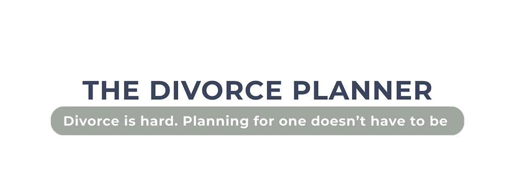 The Divorce Planner