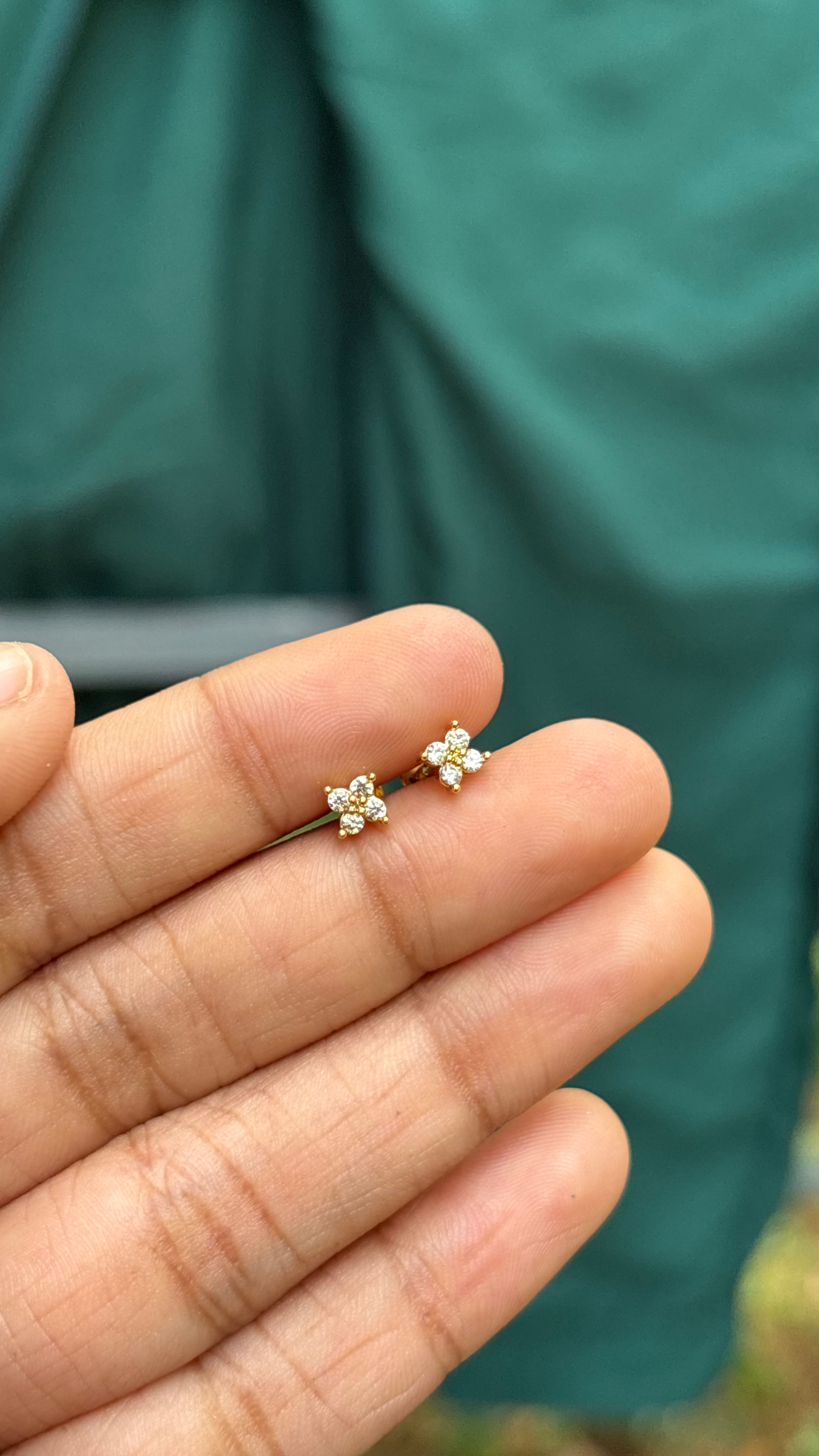 Gold Plated Second Stud Pair - PJ0364