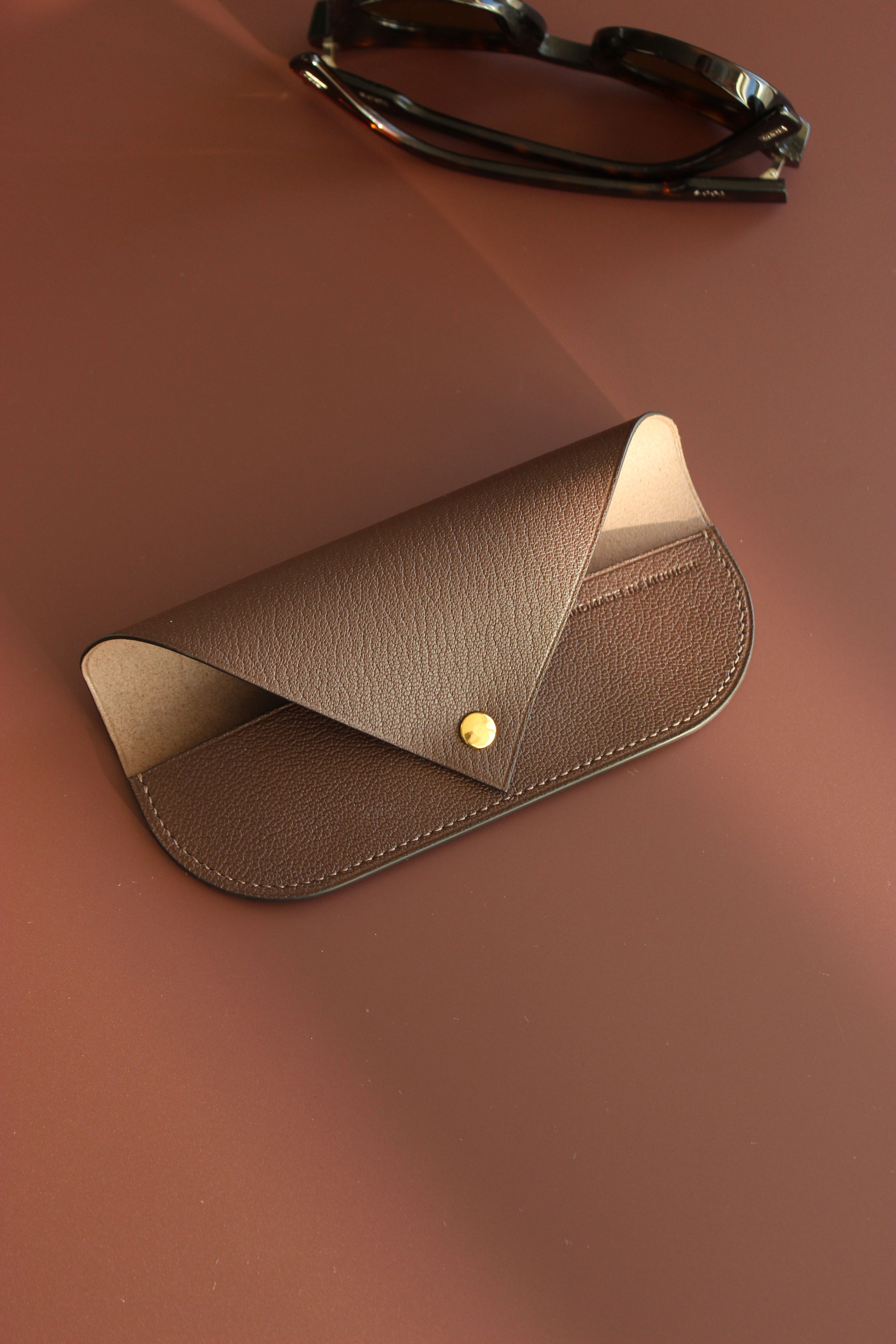 Glasses Case `Roma´Braun