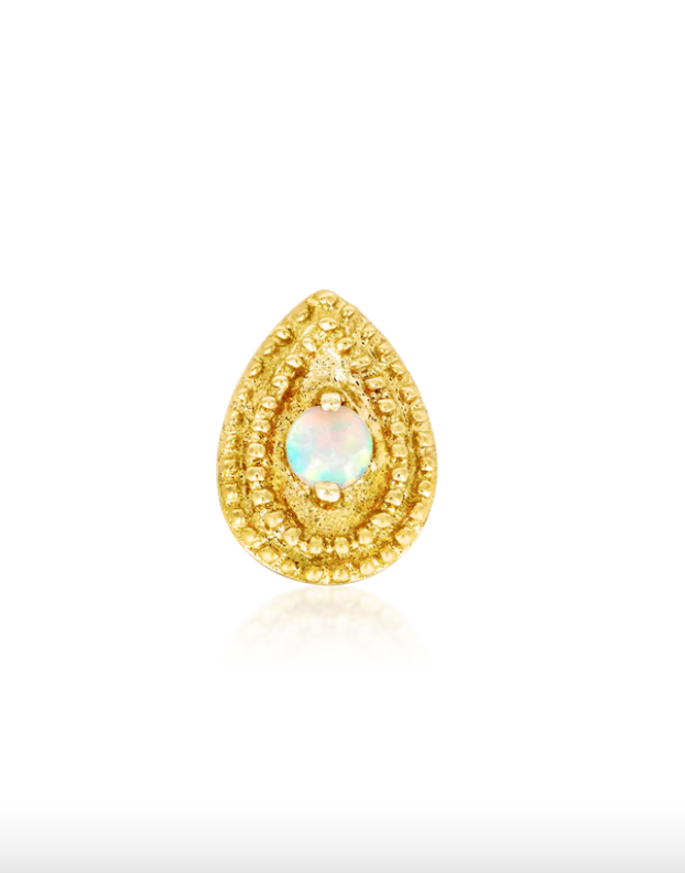 Pear Opal Double Millgrain