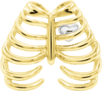 Junipurr Jewelry Chest Piece Threadless Decorative End 14k Gold