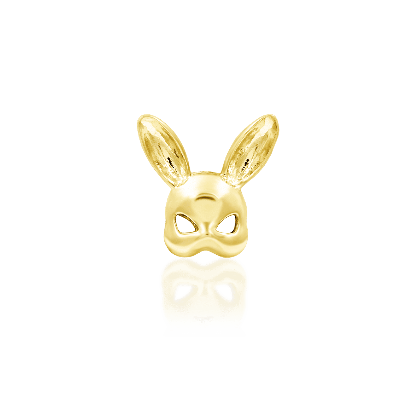 Junipurr Honey Bunny 14k Gold Threadless Decorative End