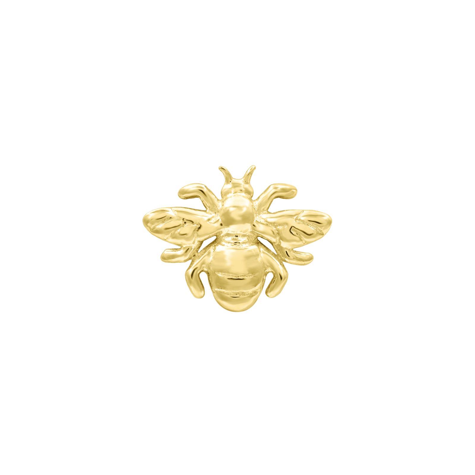 Junipurr Bee Holier Threadless Decorative End 14k Gold