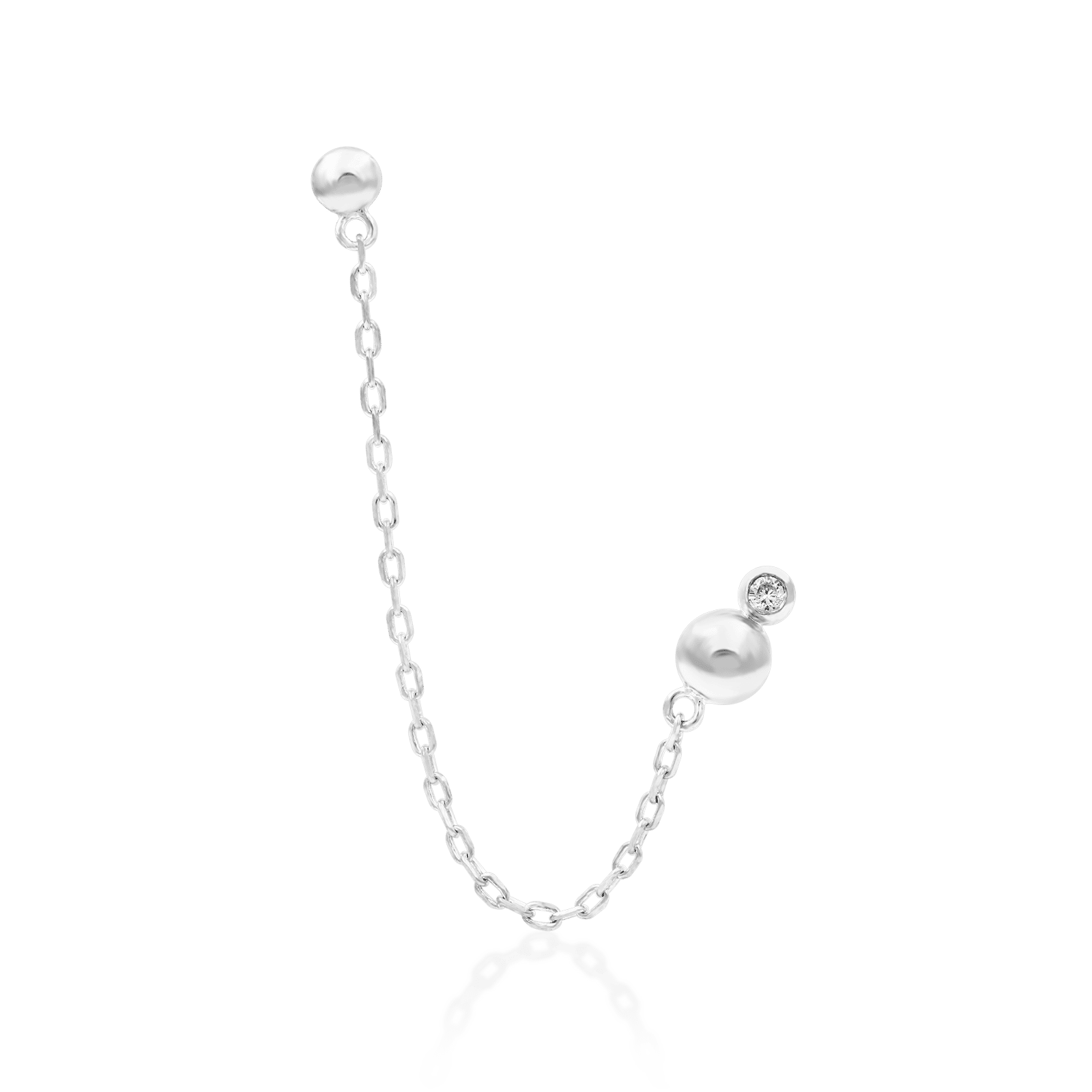 Junipurr Jewelry Elora Decorative End 14k Gold CZ