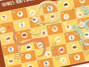 Snakes and Ladders [foods and drinks]