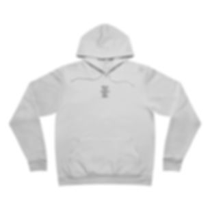 2021 Fleece Pullover Hoodie in white front