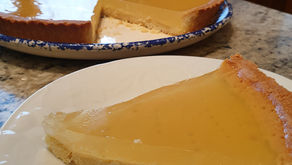Crostata trasparente con composta agli agrumi